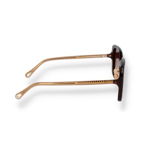 Chloe Gradient Rectangle Acetate Sunglasses, Comes with Case & Wipe, NWT - Picture 3 of 8